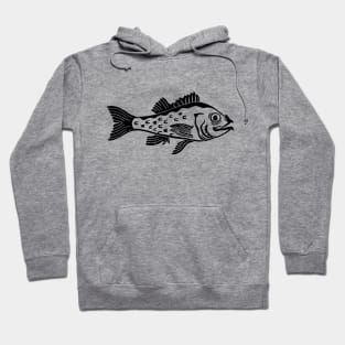 Pacific Ocean Perch Fish Print Hoodie